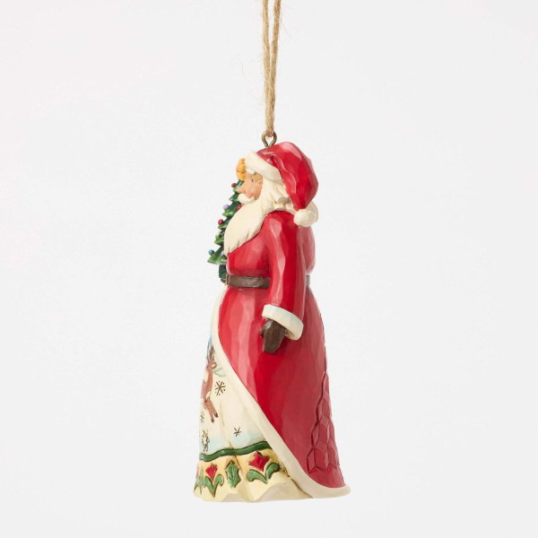 SANTA VINTAGE CHRSITMAS TREE ORNEMENT - HEARTWOOD CREEK
