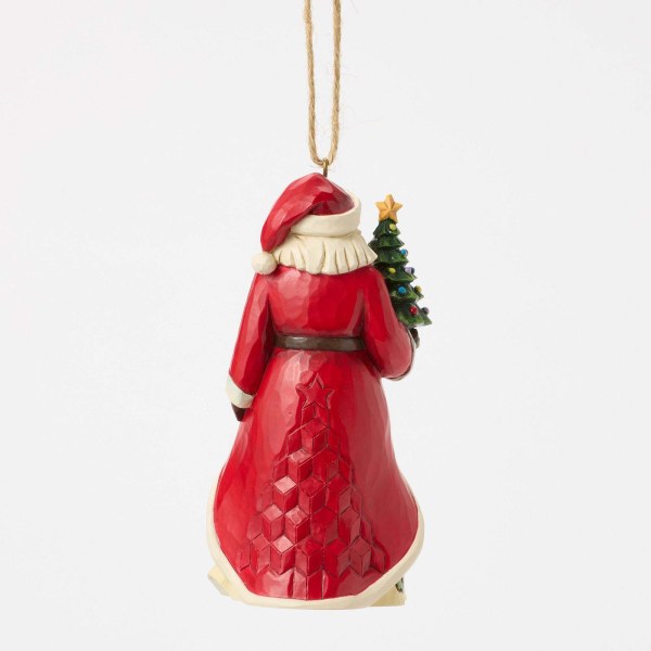 SANTA VINTAGE CHRSITMAS TREE ORNEMENT - HEARTWOOD CREEK