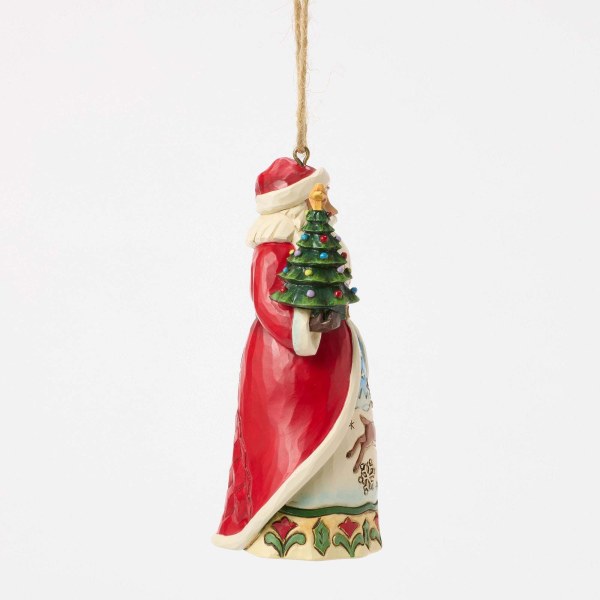 SANTA VINTAGE CHRSITMAS TREE ORNEMENT - HEARTWOOD CREEK