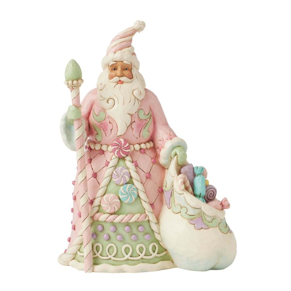 SWEETS SANTA WITH BAG AND STAFF - HEARTWOOD CREEK