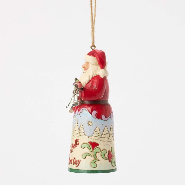 SANTA I HEARD THE BELL ORNEMENT - HEARTWOOD CREEK