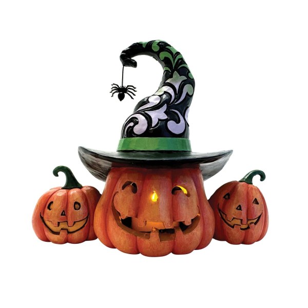 TRIO OF JACK-O-LANTERN - HEARTWOOD CREEK
