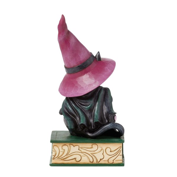 BLACK CAT SITTING ON SPELL BOOK - HEARTWOOD CREEK