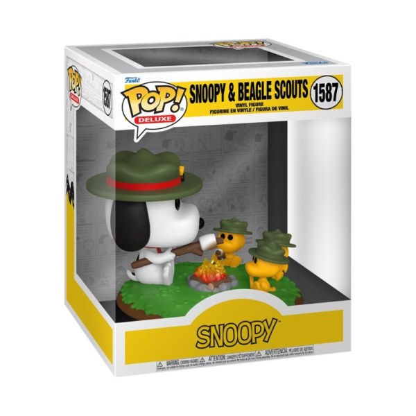 FUNKO Pop! 1587 Deluxe Snoopy & Beagle Scouts Camping - Snoopy Peanuts