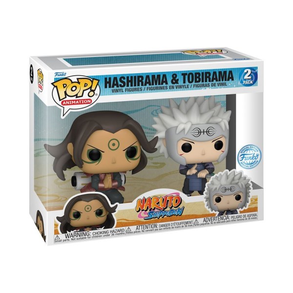 FUNKO POP! 2-Pack Hashirama & Tobirama Exclu - Naruto