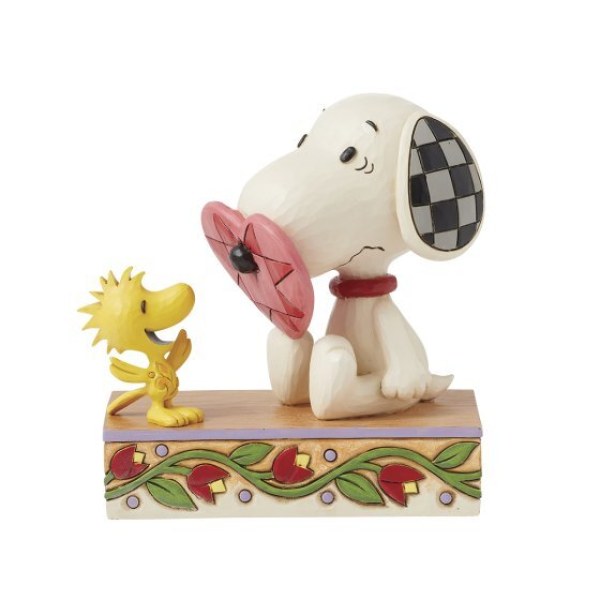 Snoopy with nose through heart - Peanuts