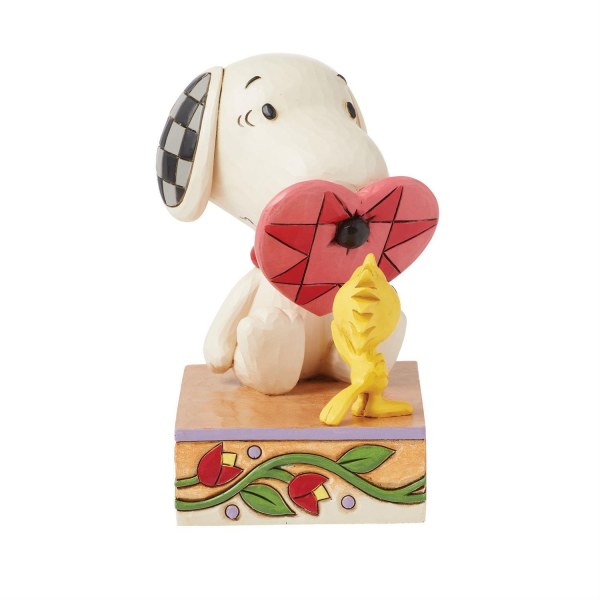 Snoopy with nose through heart - Peanuts