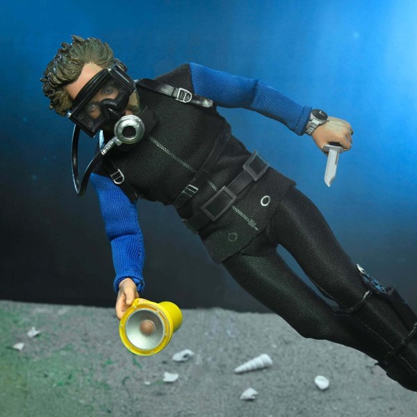 JAWS - 8” CLOTHED ACTION FIGURE - HOOPER (SHARK CAGE)