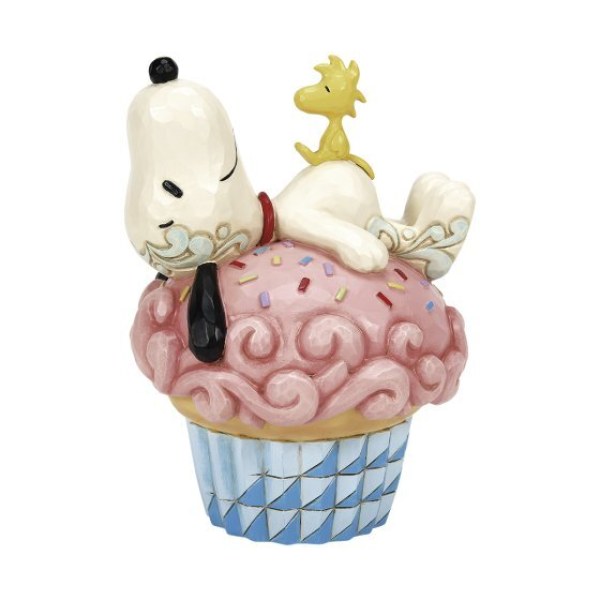 Snoopy Laying on Cupcake - Peanuts