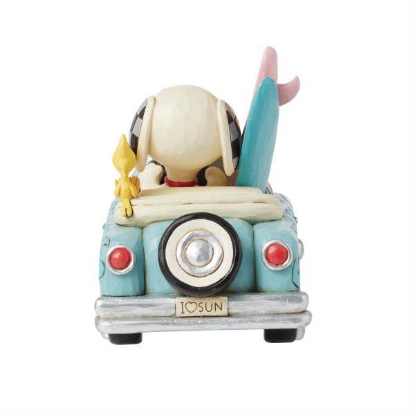 Snoopy & Woodstock in car surf- Peanuts