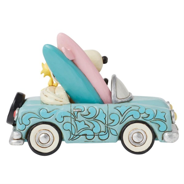 Snoopy & Woodstock in car surf- Peanuts