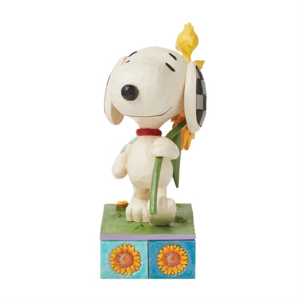 Snoopy & Woodstock with Sunflowers - Peanuts