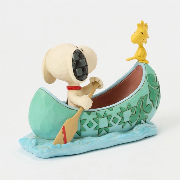 Snoopy and Woodstock in Canoe - Peanuts