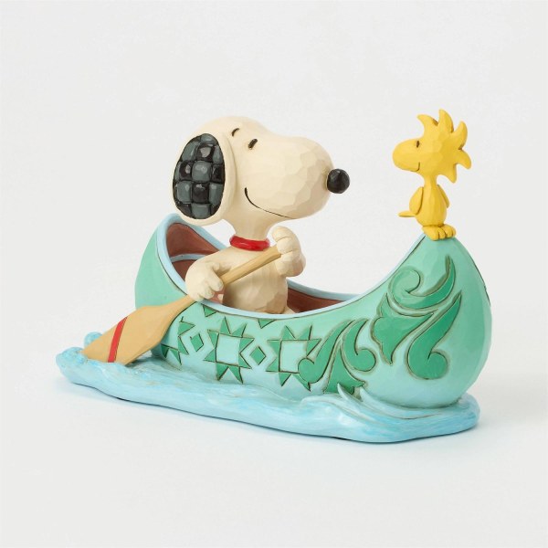 Snoopy and Woodstock in Canoe - Peanuts