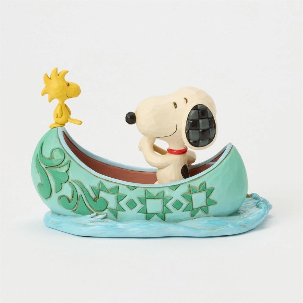 Snoopy and Woodstock in Canoe - Peanuts