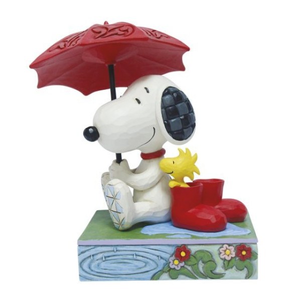 Snoopy Holding Umbrella - Peanuts