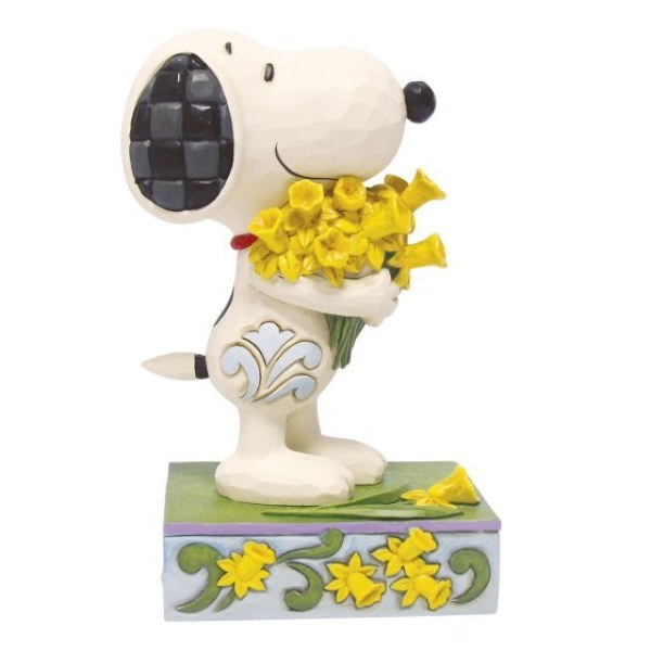 Snoopy with Daffodils - Peanuts
