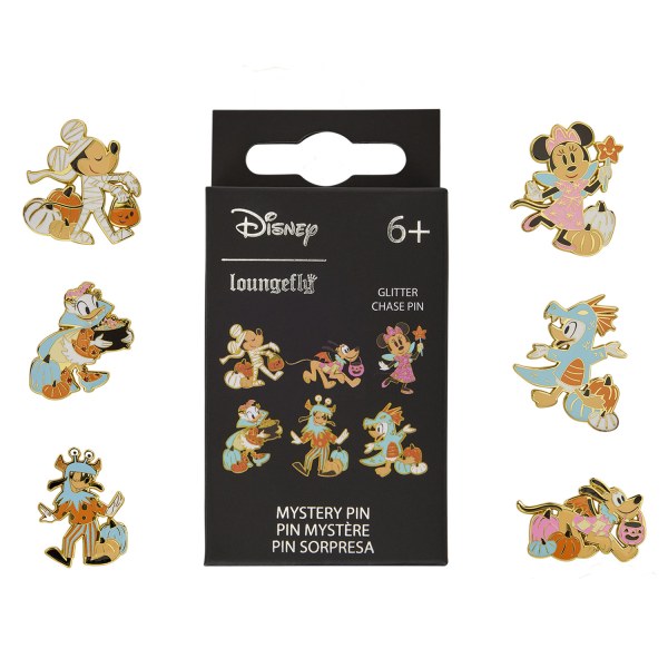 MICKEY AND FRIENDS HALLOWEEN COSTUME MYSTERY BOX PINS - DISNEY LOUNGEFLY