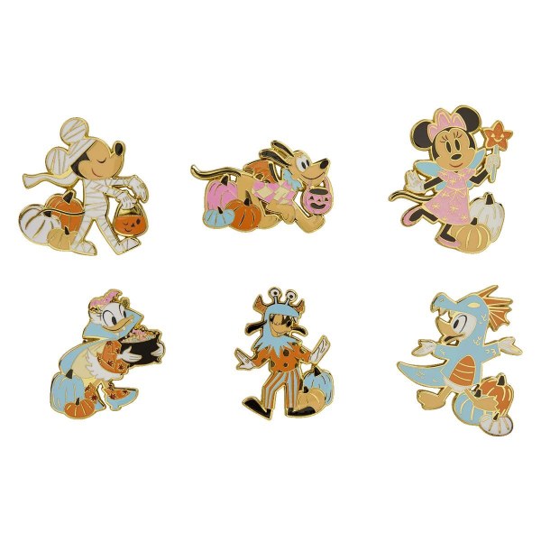 MICKEY AND FRIENDS HALLOWEEN COSTUME MYSTERY BOX PINS - DISNEY LOUNGEFLY