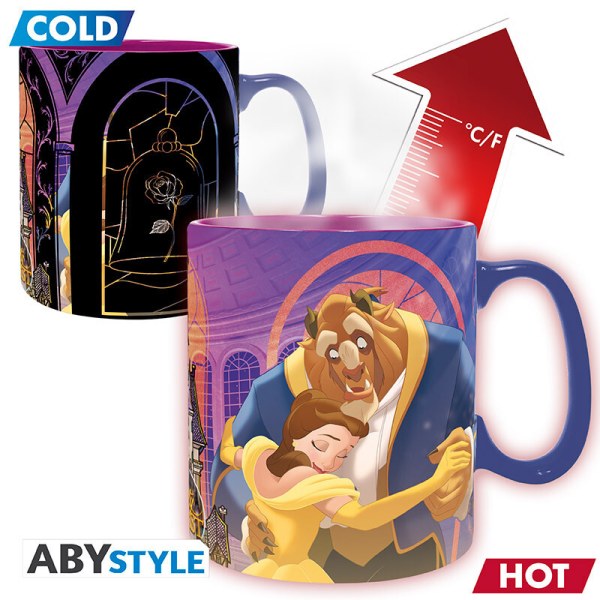 Mug Heat Change Beauty and the Beast - Disney