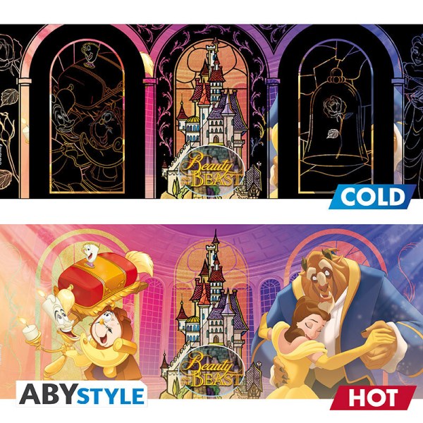 Mug Heat Change Beauty and the Beast - Disney