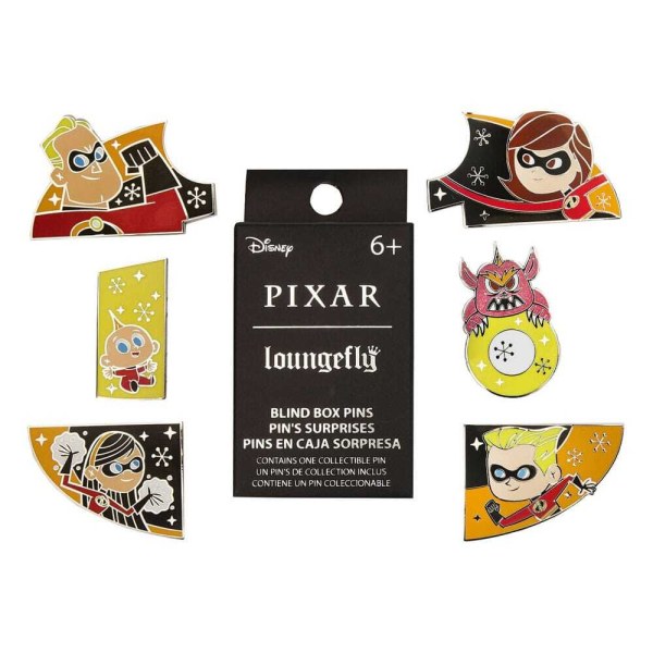 Loungefly Disney Pixar Incredibles Puzzle Mystery Blind Box Enamel Pin