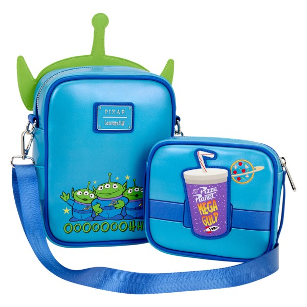 TOY STORY 30TH ANNIVERSARY ALIENS CROSSBUDDIES CROSSBODY BAG - DISNEY PIXAR LOUNGEFLY