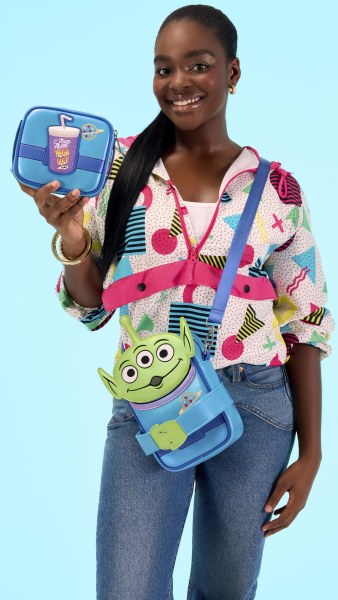 TOY STORY 30TH ANNIVERSARY ALIENS CROSSBUDDIES CROSSBODY BAG - DISNEY PIXAR LOUNGEFLY