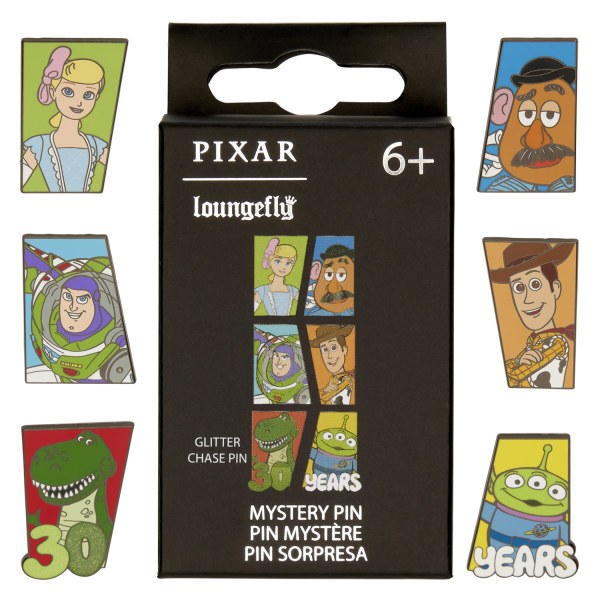 TOY STORY 30TH ANNIVERSARY PINS MYSTERY BOX - DISNEY LOUNGEFLY