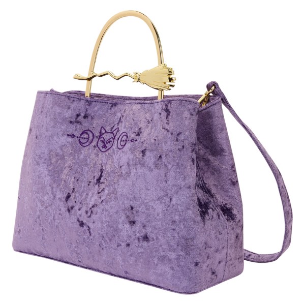 VELVET BROOM HANDLE HANDBAG - DISNEY LOUNGEFLY HOCUS POCUS