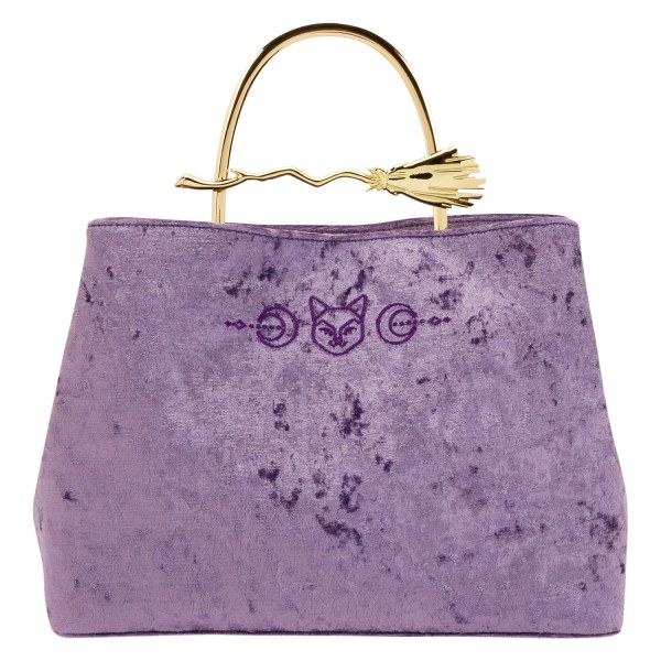 VELVET BROOM HANDLE HANDBAG - DISNEY LOUNGEFLY HOCUS POCUS