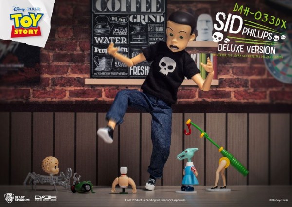 Toy Story figure Dynamic Action Heroes Sid Phillips Deluxe Version 14 cm