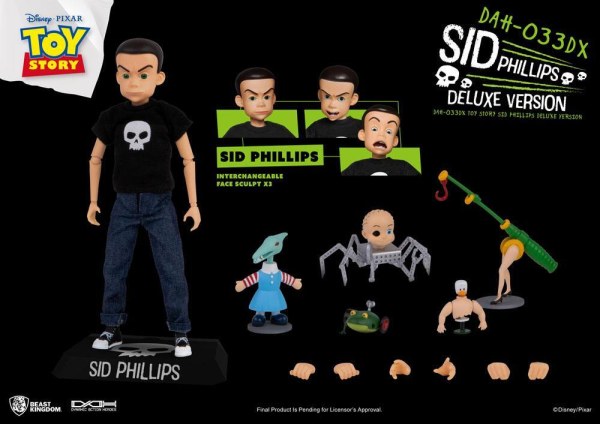 Toy Story figure Dynamic Action Heroes Sid Phillips Deluxe Version 14 cm