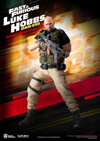 Fast & Furious figure Dynamic Action Heroes 1/9 Luke Hobbs 21 cm