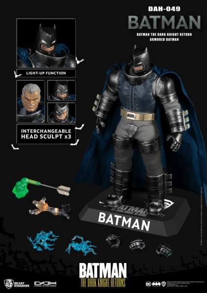 Batman The Dark Knight Returns figure Dynamic Action Heroes 1/9 Armored Batman 21 cm