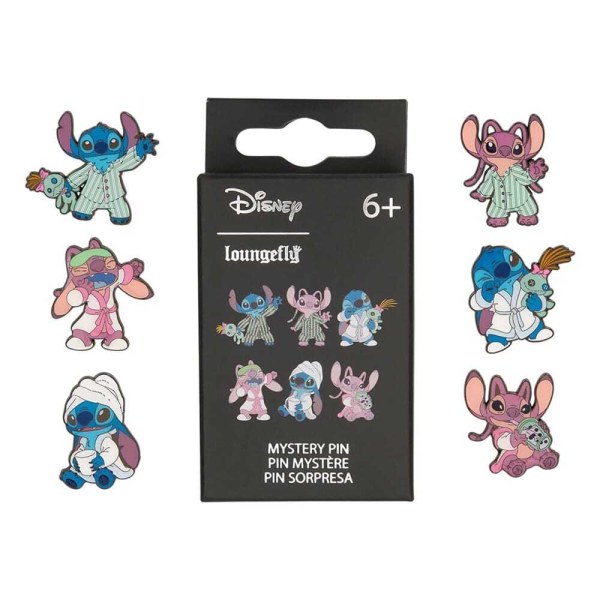 Blind Box Stitch and Angel pyjamas Pin - Disney Loungefly