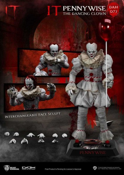 “He” Dynamic Action Heroes 1/9 Pennywise figure 21 cm