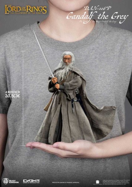 The Lord of the Rings Dynamic Action Heroes 1/9 Gandalf the Grey 21 cm figure