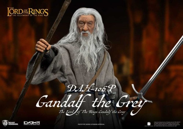 The Lord of the Rings Dynamic Action Heroes 1/9 Gandalf the Grey 21 cm figure