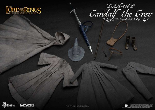 The Lord of the Rings Dynamic Action Heroes 1/9 Gandalf the Grey 21 cm figure