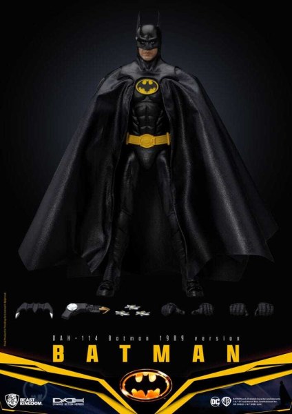 DC Comics figure Dynamic Action Heroes 1/9 Batman 1989 Ver. 21cm