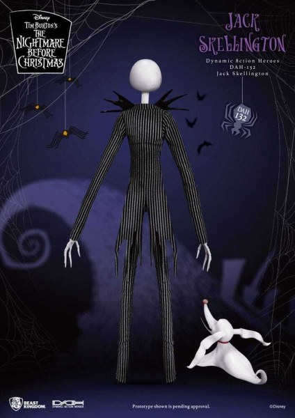 The Christmas Before Christmas Dynamic Action Heroes 1/9 Jack 21 cm figure