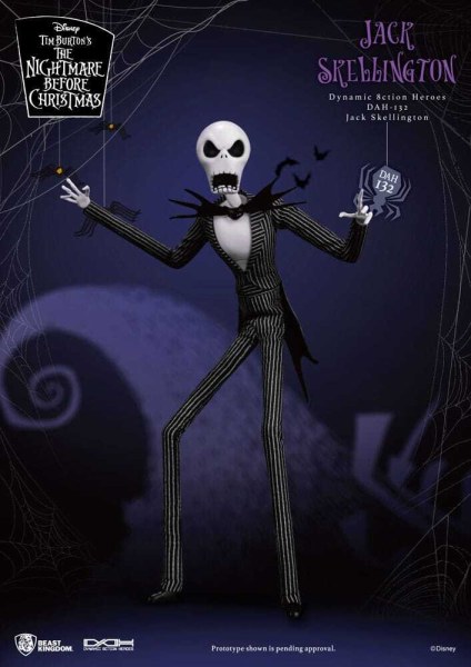 The Christmas Before Christmas Dynamic Action Heroes 1/9 Jack 21 cm figure