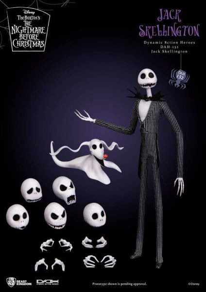 The Christmas Before Christmas Dynamic Action Heroes 1/9 Jack 21 cm figure