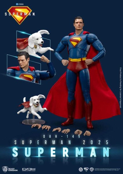 Superman (2025) Superman & Krypto figurine 21 cm