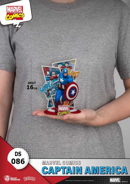 Marvel Comics PVC diorama D-Stage Captain America 16 cm