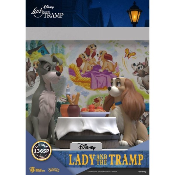 Disney D-Stage PVC statuette Lady and the Tramp 12 cm