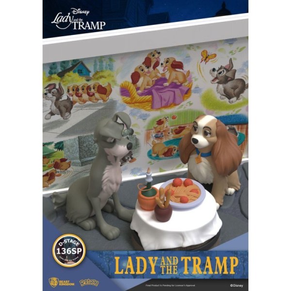 Disney D-Stage PVC statuette Lady and the Tramp 12 cm