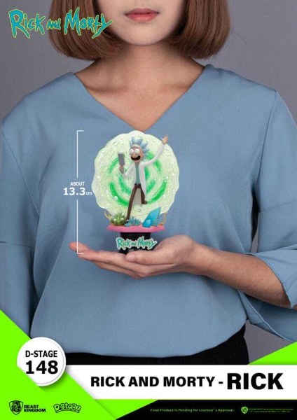 Rick & Morty diorama PVC D-Stage Rick 14 cm