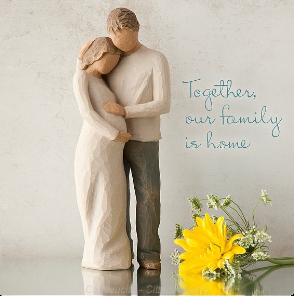 WILLOW TREE ENSEMBLE AT HOME STATUETTE